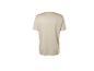T-shirt beige à manches courtes pour homme, vue de dos