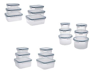 SILVERCREST® Set de 6 boîtes de conservation