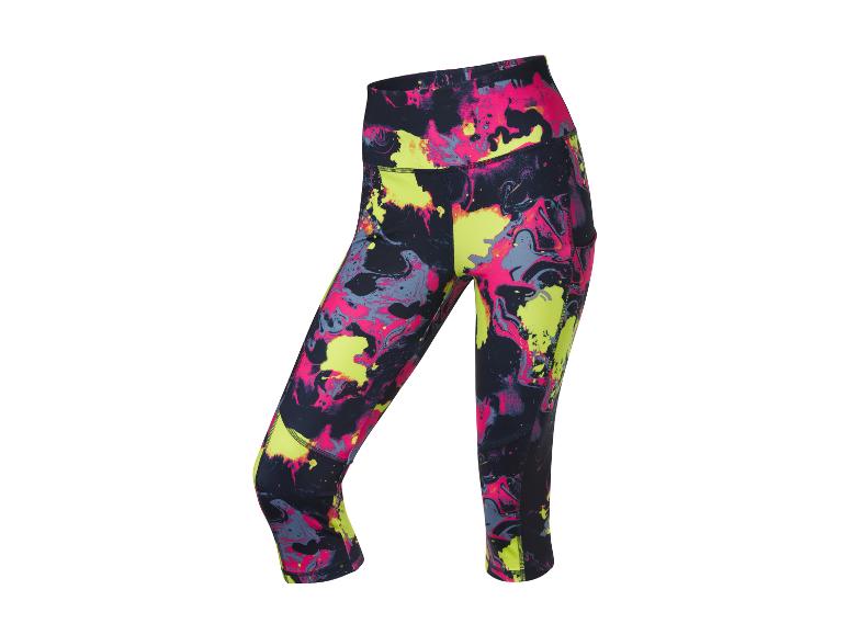 Leggings de sport à imprimé coloré.