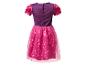 Robe d'enfant fuchsia et violette à manches courtes, avec motifs de fantômes et d'étoiles.