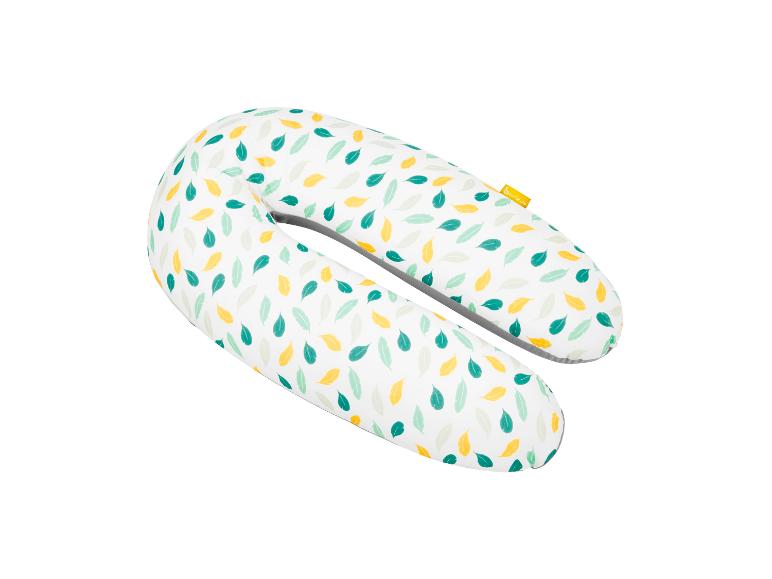 Coussin de grossesse Badabulle à motif feuilles.