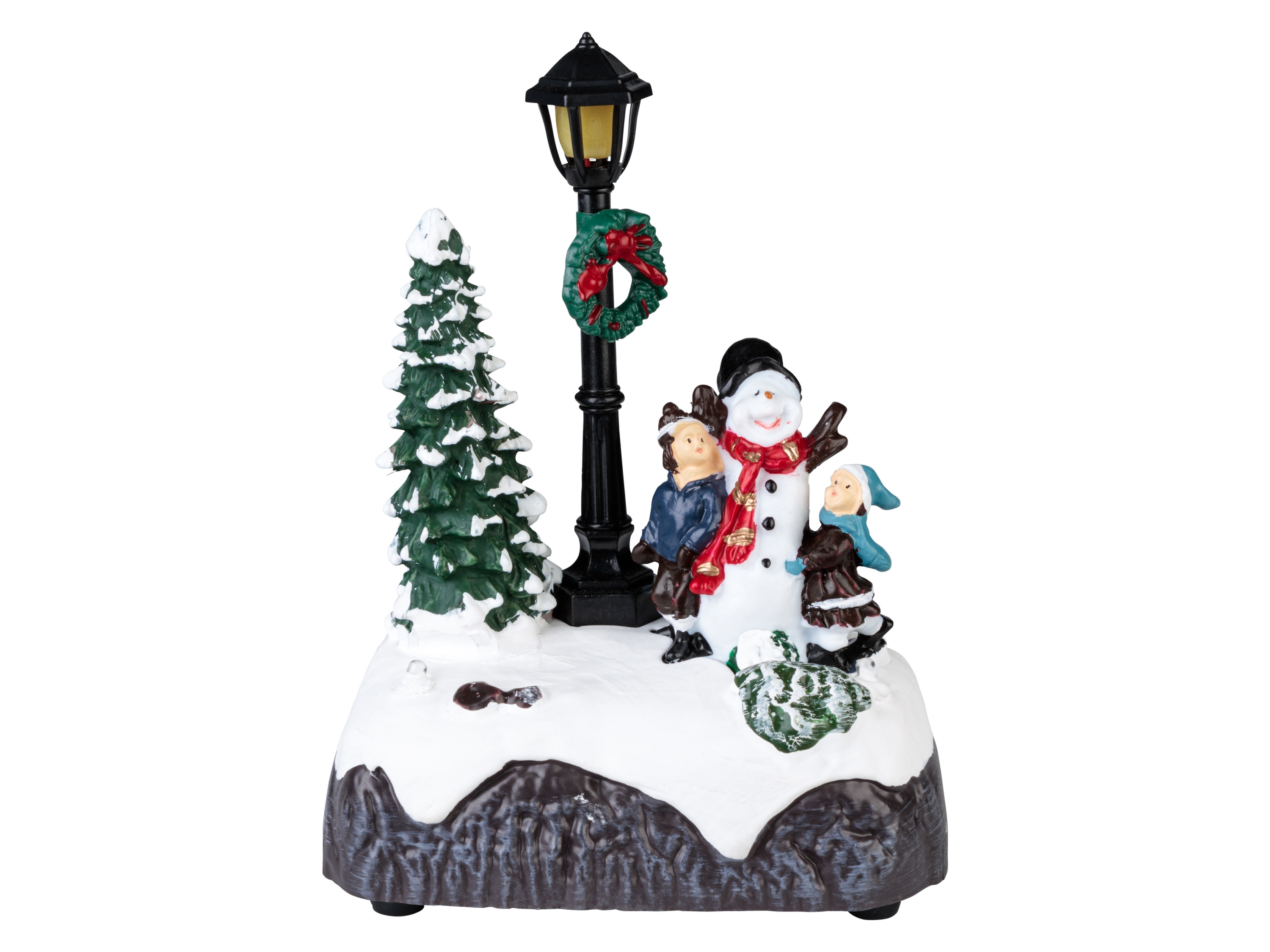LIVARNO home Village de Noël lumineux et musical (bonhomme de neige)
