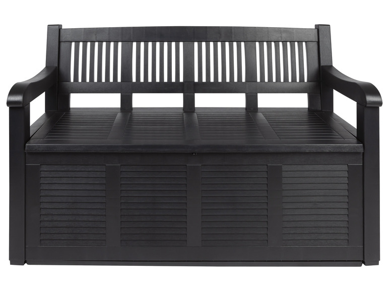 Aller en mode plein écran : LIVARNO home Banc de jardin avec coffre de rangement, 280 L, en plastique - Image 7