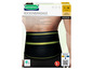 Une ceinture lombaire noire Sensiplast pour soutenir le bas du dos.