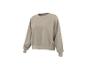 Sweat-shirt basique à manches longues beige clair
