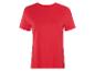 T-shirt rouge à manches courtes.
