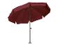 Un parasol rouge pour le jardin.