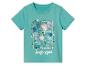 T-shirt turquoise Peppa Pig, thème jungle.