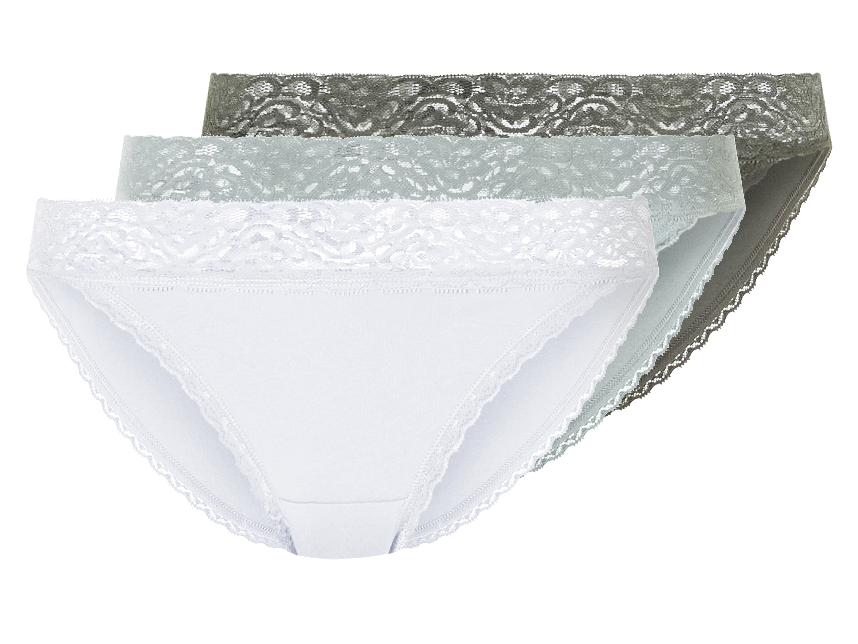 esmara® Lot de 3 culottes à dentelle femme XXL (50/52)