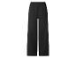 Pantalon noir large avec taille élastiquée