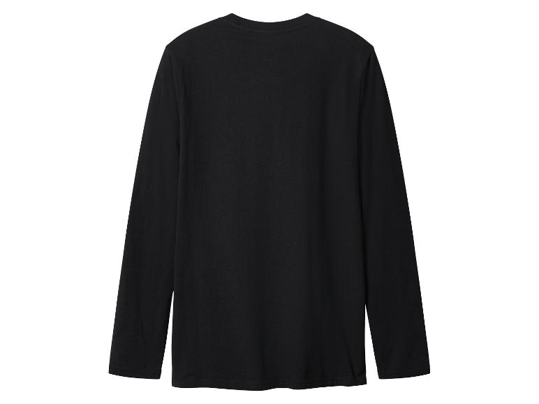 T-shirt noir à manches longues, vue de dos