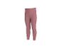 Legging enfant tricoté rose, vue de face.