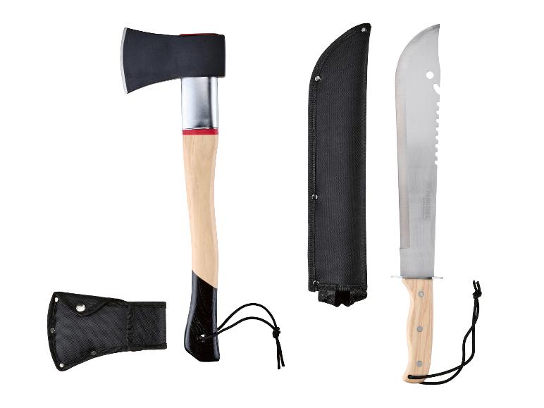 Hache et machette PARKSIDE avec étuis de protection