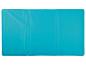 Refroidisseur de gel turquoise pliable en trois parties.