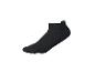 Chaussette de sport noire basse avec languette au talon.