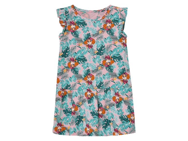 Robe pour fille, motif tropical Paw Patrol.