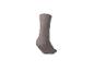Chaussette unie grise sur fond blanc