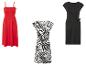 Robes : rouge, zebra et noire nouée.