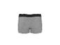Caleçon boxer homme en coton gris avec ceinture élastique noire