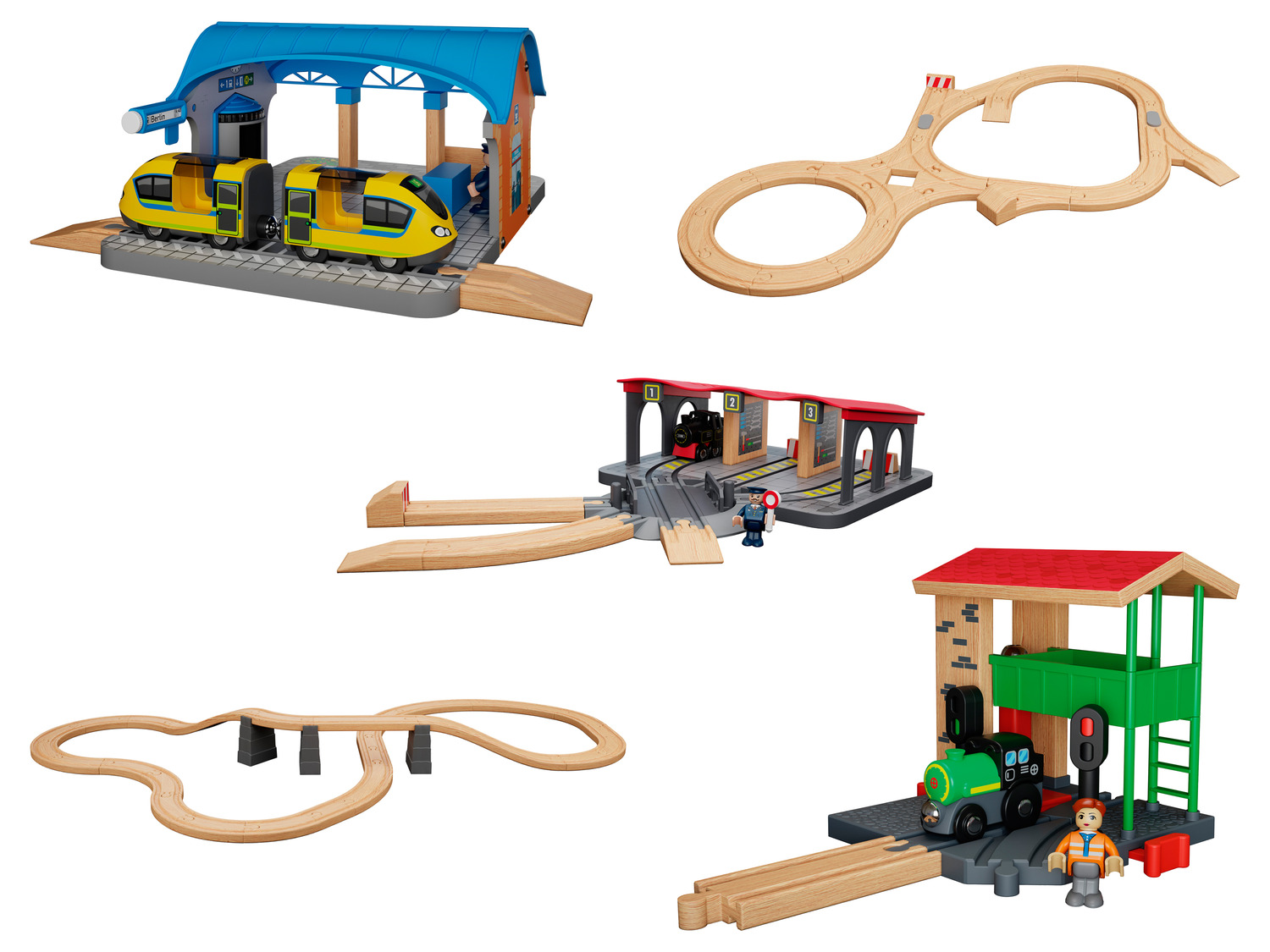 Playtive Extension chemin de fer en bois LIDL