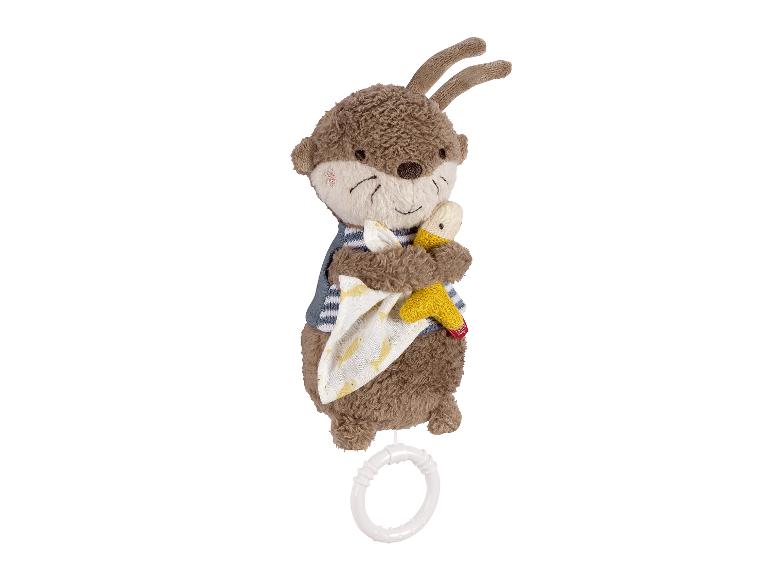 FEHN Mini boîte à musique loutre en peluche