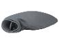 Un coussin chauffant en peluche gris avec la marque Sanoplas