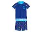 Maillot de bain Playshoes pour enfant : haut et short à motif surf.