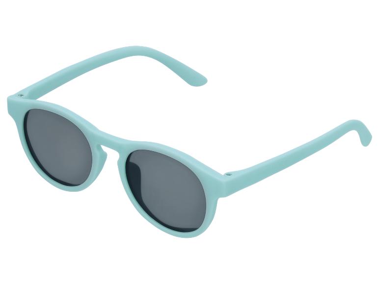 Lunettes de soleil pour enfants bleu ciel avec verres foncés.