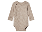 Body bébé en côtes beige.