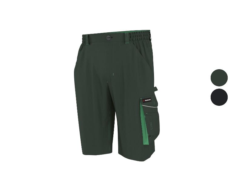 Short de travail vert foncé avec accents verts et poches cargo.