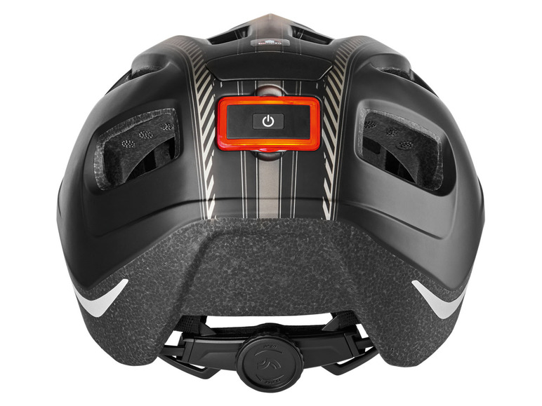 Aller en mode plein écran : CRIVIT Casque de vélo, avec lampe arrière - Image 6