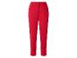 Pantalon rouge taille haute pour femme