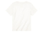T-shirt blanc à manches courtes.