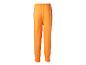 Pantalon de jogging orange avec taille élastique et chevilles resserrées.