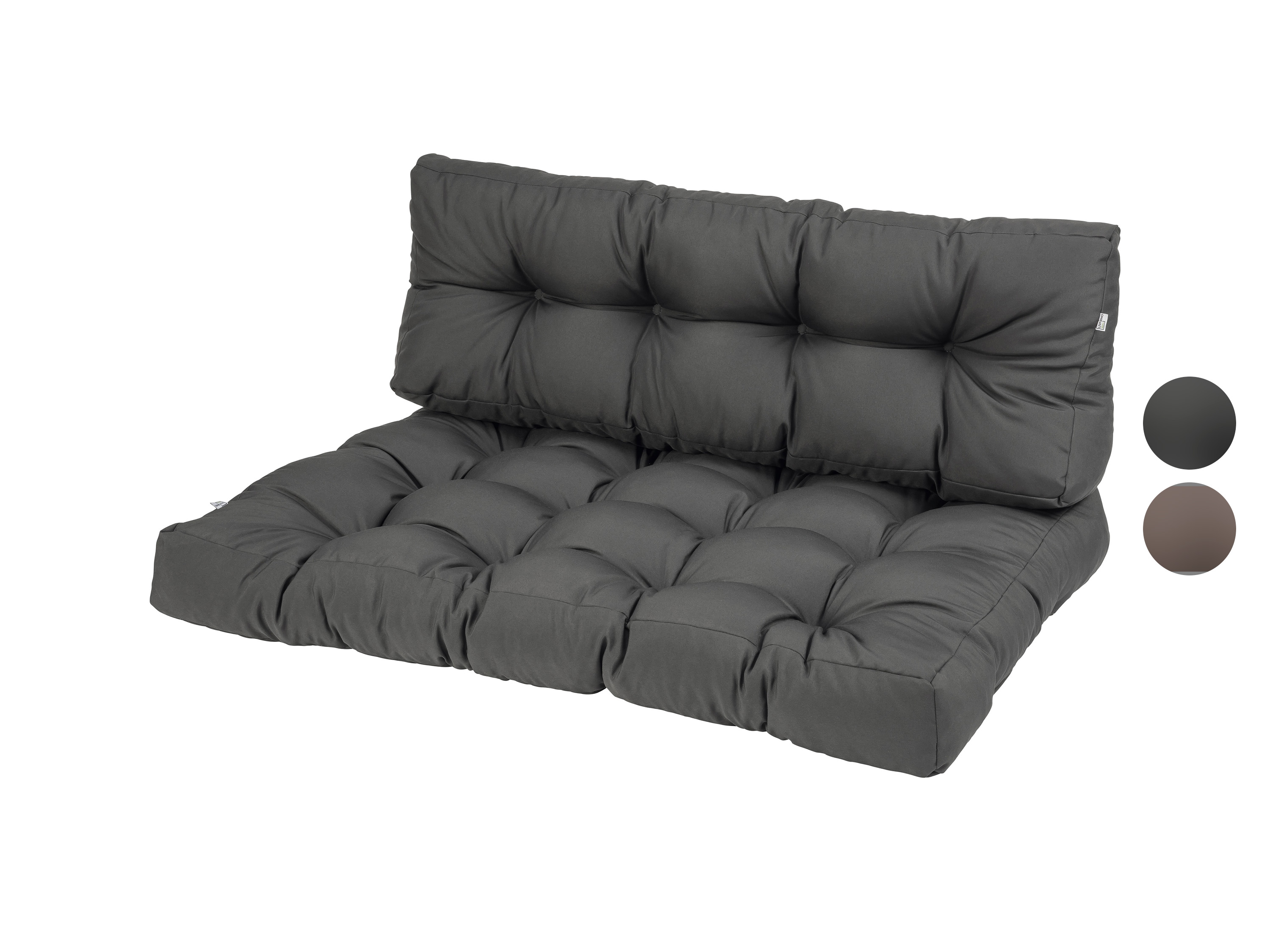 LIVARNO home Coussin pour siège en palettes, 2 pièces