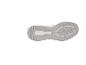 Semelle de chaussure de sport grise et blanche à motif géométrique