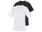 Deux t-shirts, un blanc et un noir, de la marque Parkside.