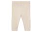 Leggings bébé beige.