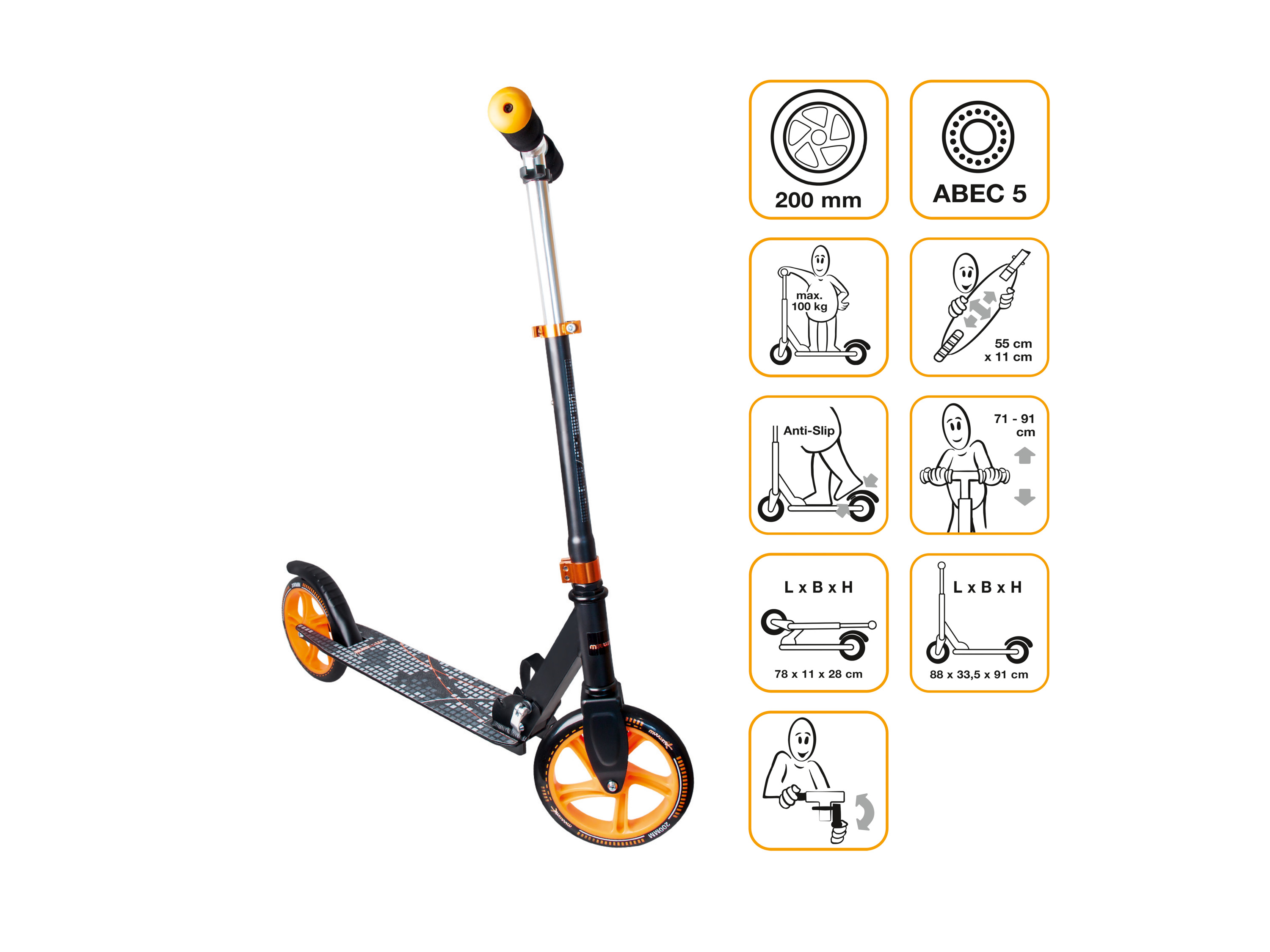Trottinette en aluminium / - vue 8