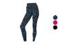 Leggings de sport à motif abstrait, disponibles en plusieurs couleurs.