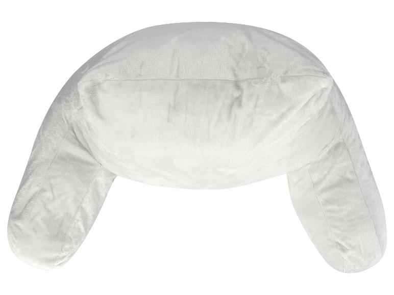 Coussin de lecture blanc avec accoudoirs