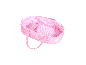 Couffin rose pour poupée de 28 cm de la marque BAYER DESIGN.