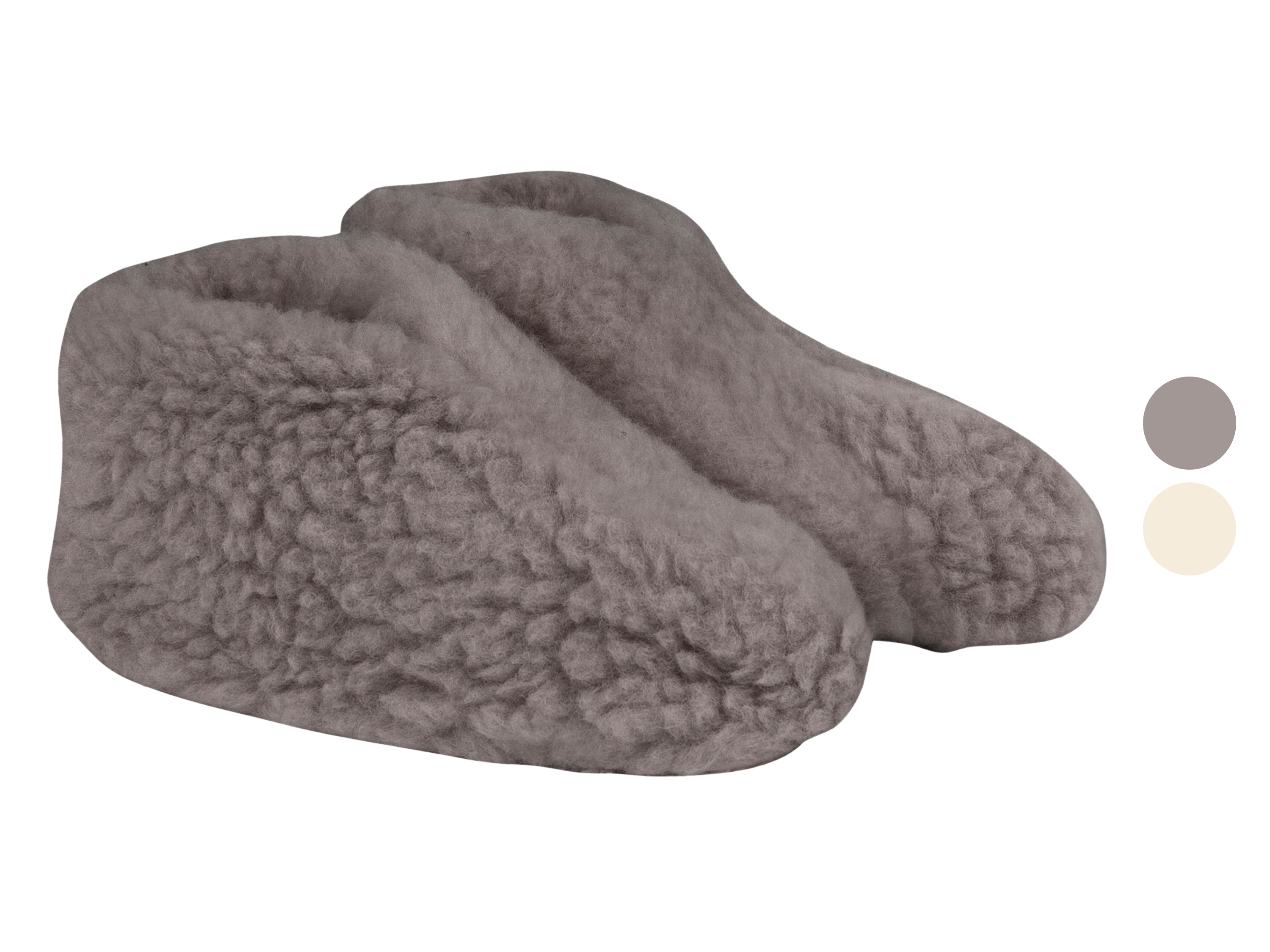 TXL Comfort Pantoufles basses en laine