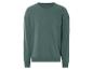 Un sweat-shirt vert à manches longues.