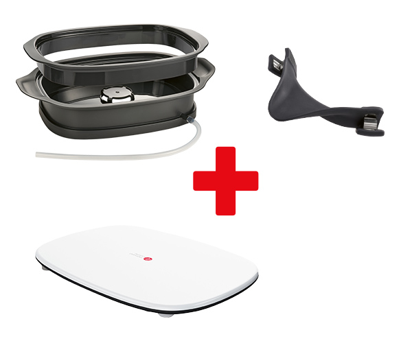 SILVERCREST® KITCHEN TOOLS Centrifugeuse à vapeur + support + verseur pour Monsieur Cuisine