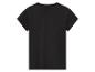 T-shirt noir à manches courtes.