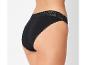 Culotte noire avec détails en dentelle.
