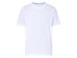 T-shirt blanc à manches courtes.