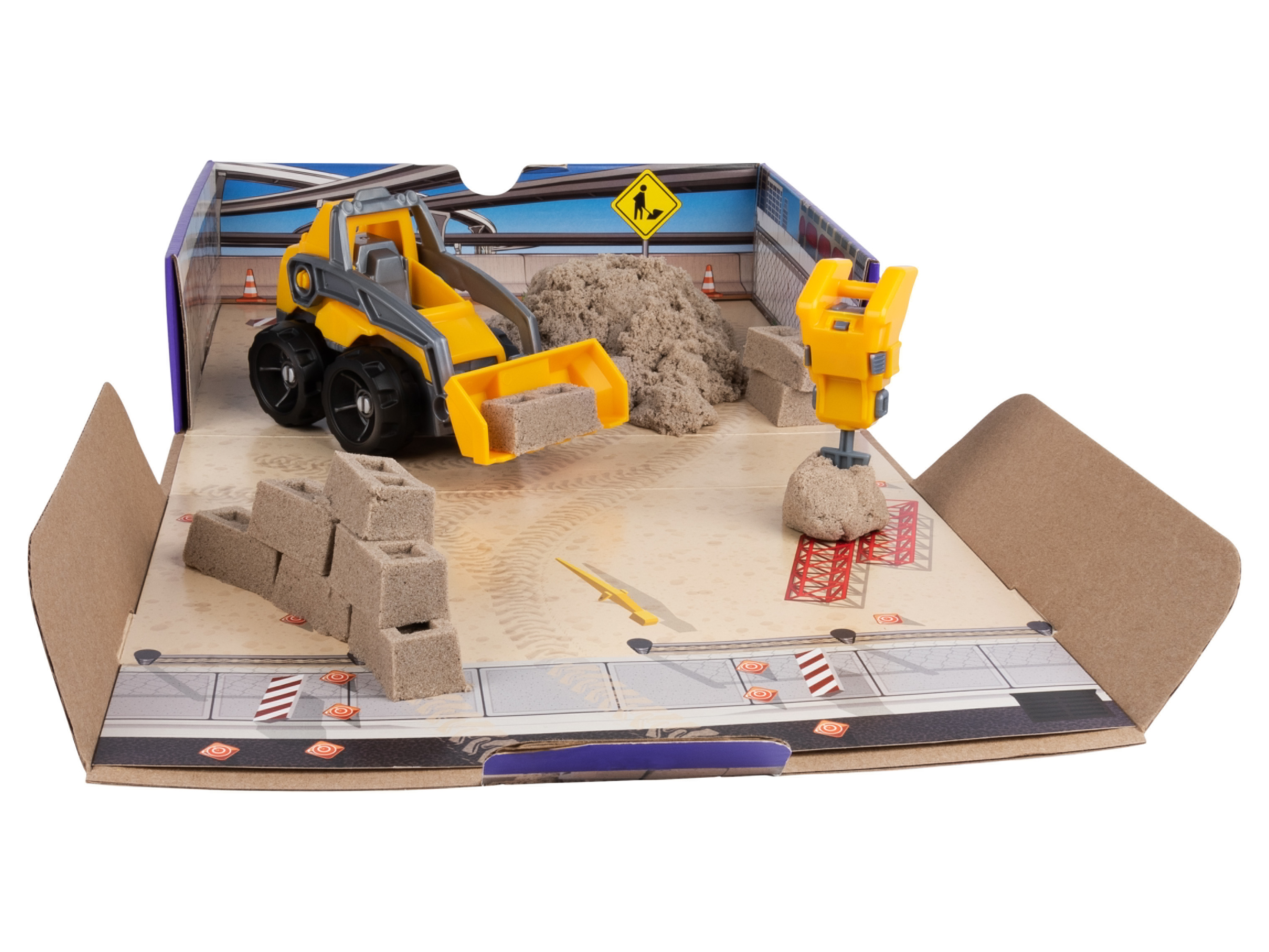 KINETIC SAND Coffret Creuser et démolir