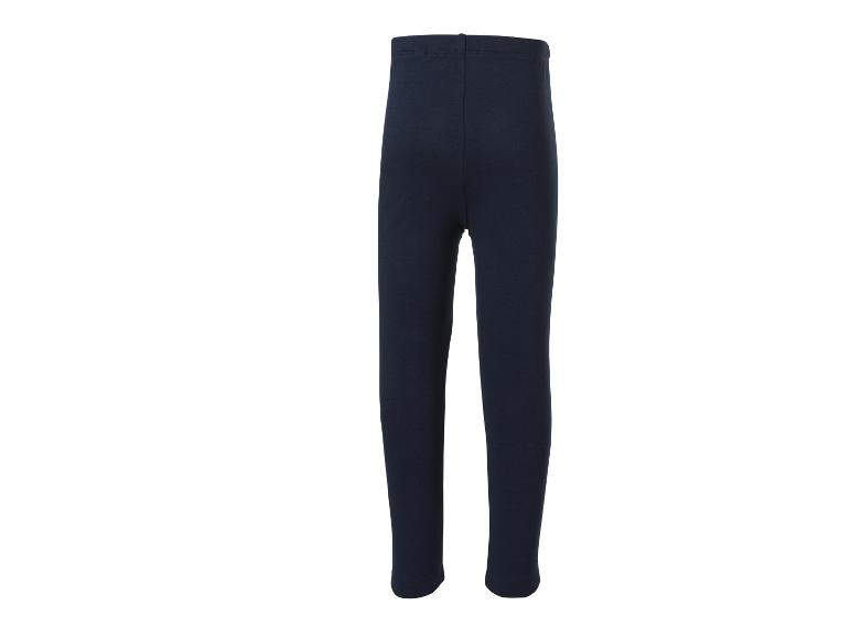 Legging enfant bleu foncé sur fond blanc.